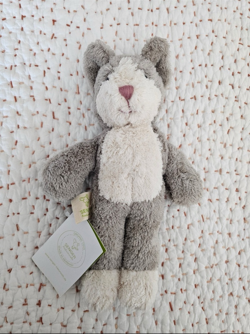 Senger Naturwelt 🇩🇪  Organic Cotton / Wool Stuffed Animal, Baby Cat